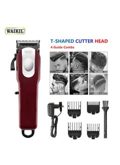 WAIKIL Cordless Electric Hair Clippers, Men'S Hair Clippers, Rechargeable Hair Clippers With Combs  - Image 2