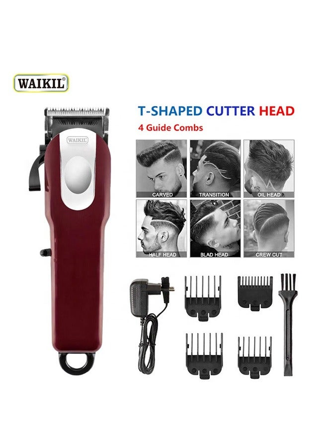 WAIKIL Cordless Electric Hair Clippers, Men'S Hair Clippers, Rechargeable Hair Clippers With Combs - Image 2