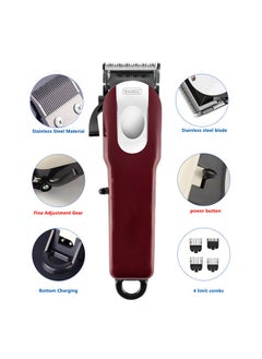 WAIKIL Cordless Electric Hair Clippers, Men'S Hair Clippers, Rechargeable Hair Clippers With Combs  - Image 3