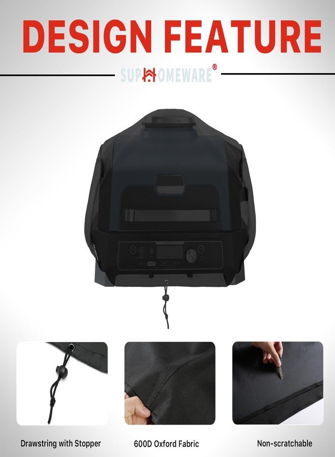 Suphomeware Grill Cover for Ninja Premium XL Grill, Heavy Duty BBQ Grill Accessories for Ninja OG800 OG900 and OG951 Series Woodfire Pro Outdoor Grill. - Image 5