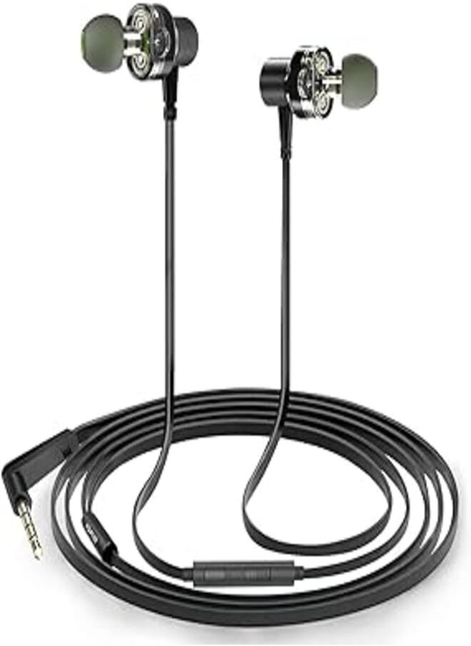 aw - Awei Z1 Wired In-Ear Earphones with Microphone - Black Headphones Headset - Image 1