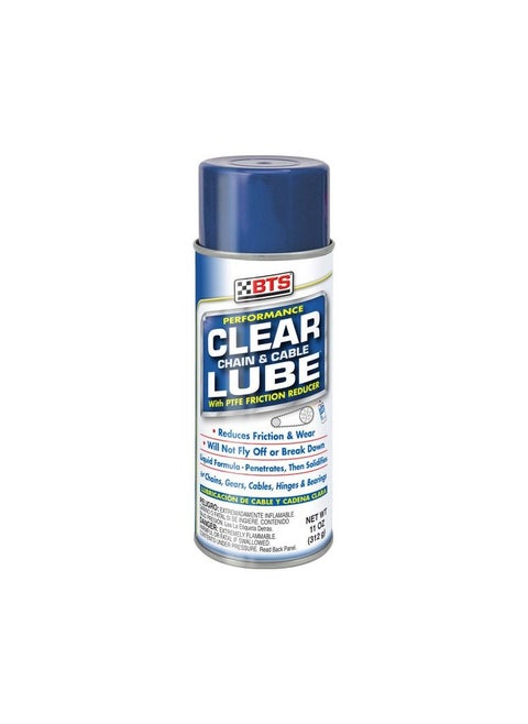 Clear Chain & Cables Lube 11 Oz