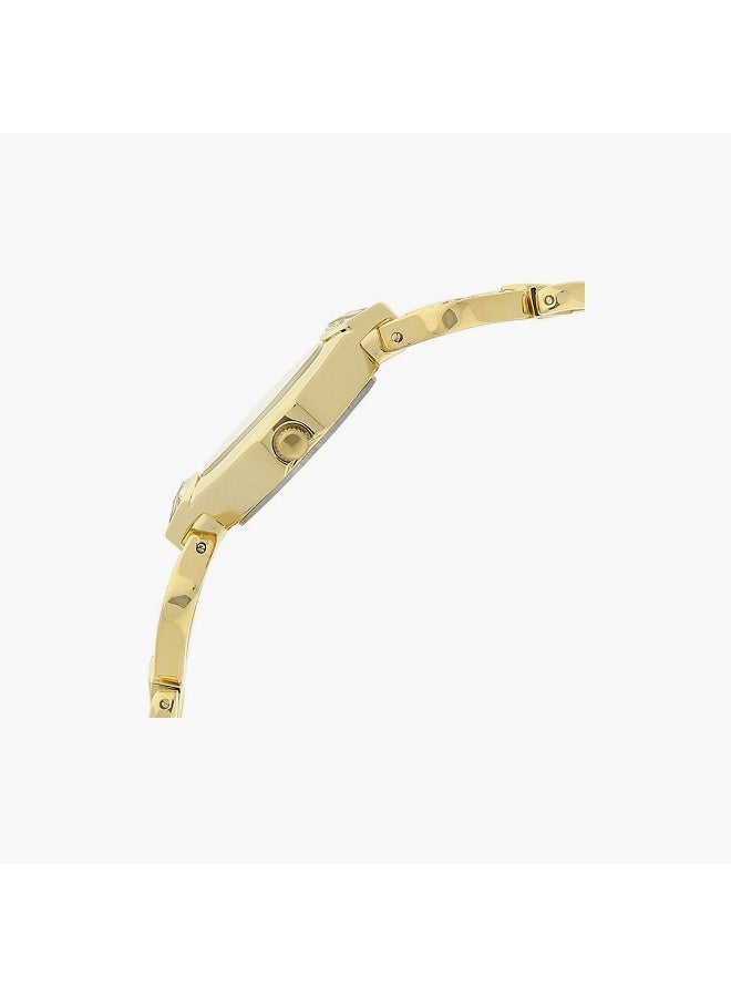 Sonata Golden Analog Metal Watch for Women - Image 4