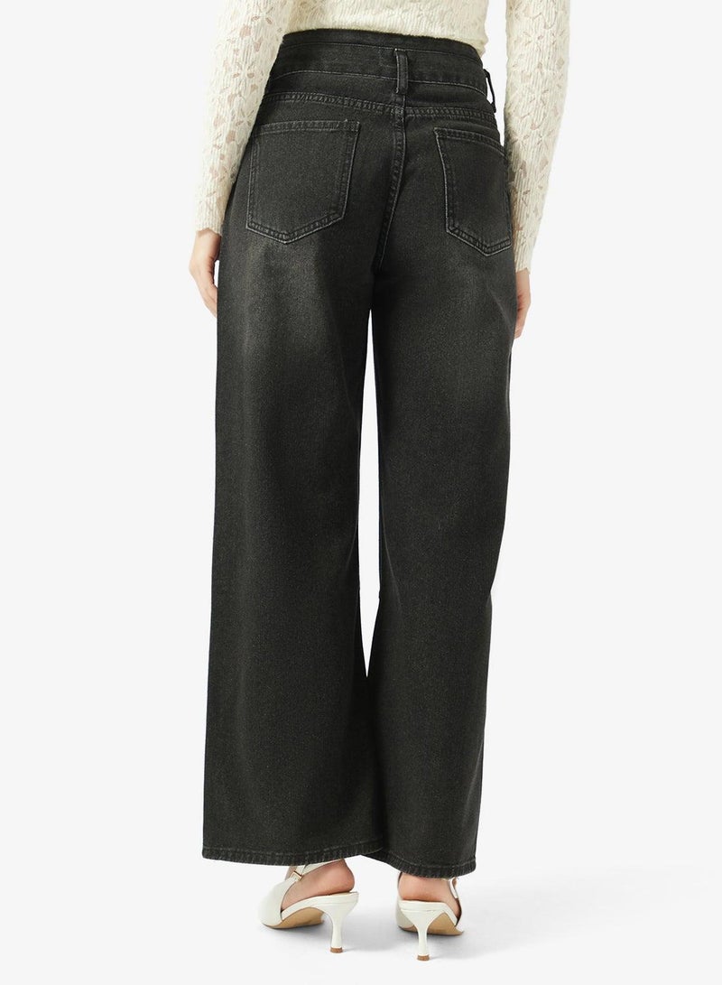 Ginger High Rise Straight Fit Jeans - Image 4