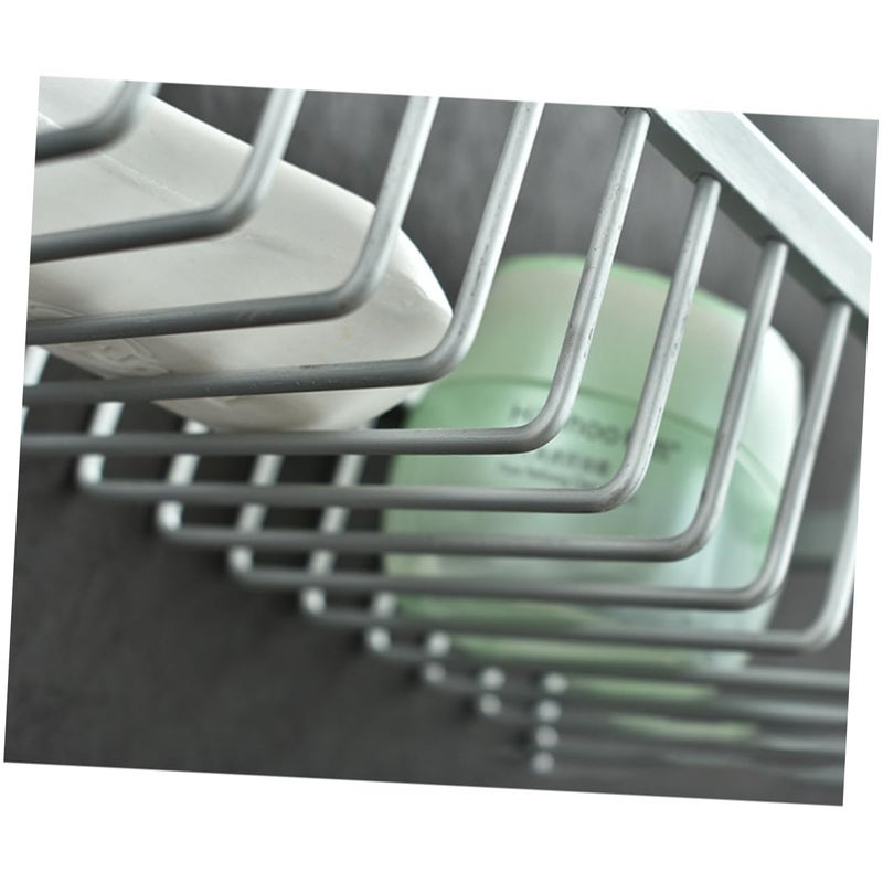 Aluminum Hanging Shelves Kitchen Storage Rack Hollow Basket Design For Drainage - Image 3