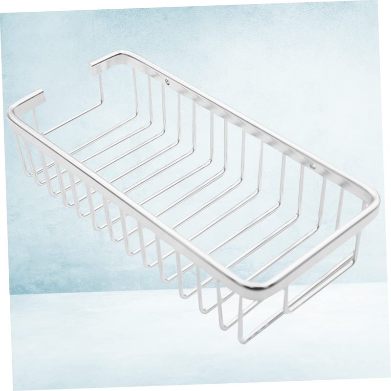 Aluminum Hanging Shelves Kitchen Storage Rack Hollow Basket Design For Drainage - Image 4