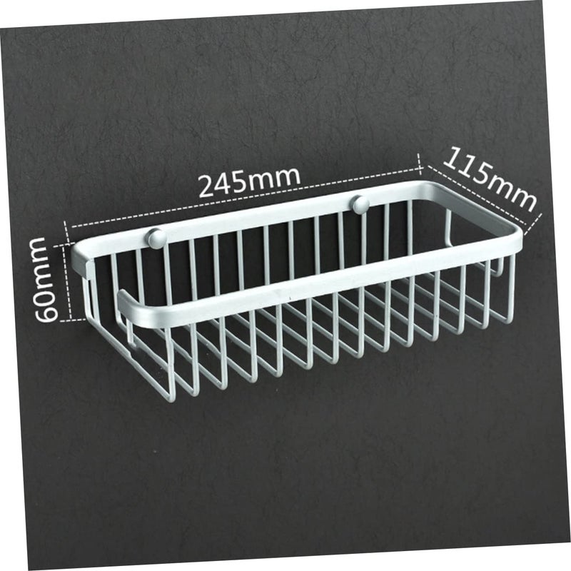 Aluminum Hanging Shelves Kitchen Storage Rack Hollow Basket Design For Drainage - Image 5