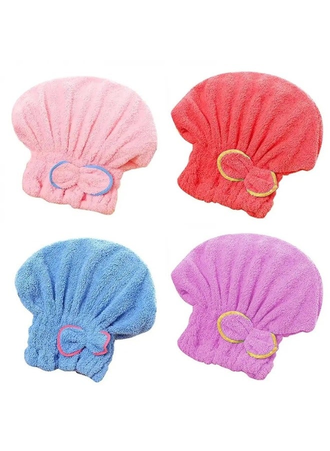 Microfiber Drying Shower Wrap with Bow Knot -Multicolor - Image 3