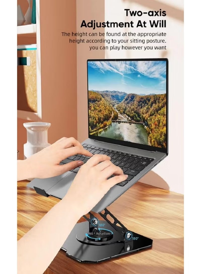 Generic Adjustable Multicolor Desktop Phone/Tablet Stand – Foldable Holder with Rotating Base, Anti-Slip Pads & Secure Clamps – Compatible with Smartphones & Tablets - Image 5