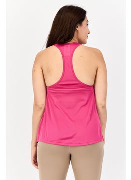 Reebok Women Sportswear Fit Sleeveless Training Tank Top, Pink  - Image 3