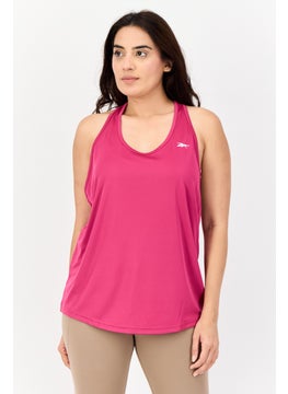 Reebok Women Sportswear Fit Sleeveless Training Tank Top, Pink  - Image 1