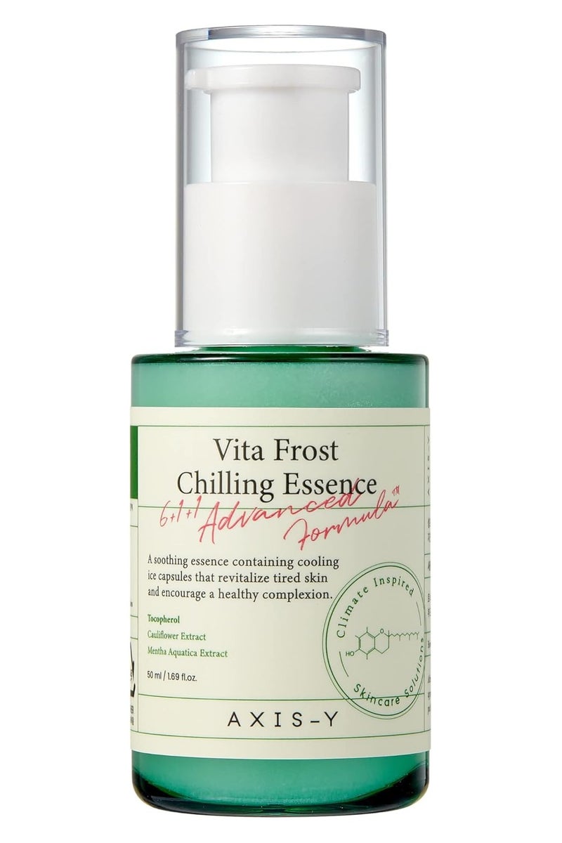 AXIS-Y Vita Frost Chilling Essence 50ml / 1.69 fl.oz | Soothing Essence | Irritated Skin | Korean Skincare | Cooling Skincare - Image 1