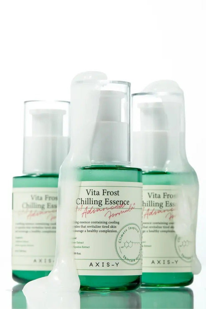 AXIS-Y Vita Frost Chilling Essence 50ml / 1.69 fl.oz | Soothing Essence | Irritated Skin | Korean Skincare | Cooling Skincare - Image 3