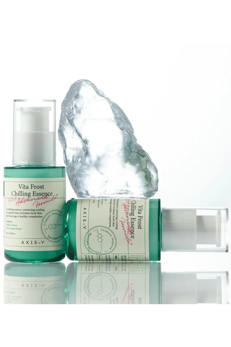 AXIS-Y Vita Frost Chilling Essence 50ml / 1.69 fl.oz | Soothing Essence | Irritated Skin | Korean Skincare | Cooling Skincare - Image 5