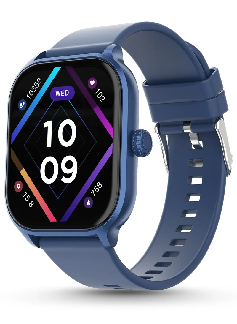بيبل NEO Smartwatch for Men & Women with 1.99" True HD Display, Bluetooth Calling, SpO2 & Heart Rate Monitoring, Rotating Crown, Multiple Sports Modes, Sleep Tracking, DIY Watch Faces, Games, Alarms, Notifications & More