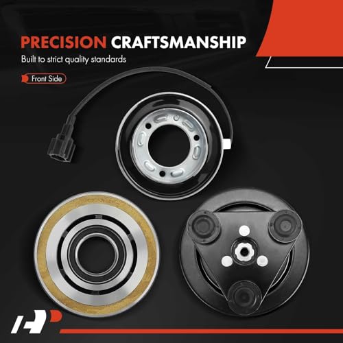 A-Premium Air Conditioner AC Compressor Clutch Kit Compatible with Nissan Pathfinder 2008-2012, TITAN 2004-2015 2017-2021, Armada, NV2500, NV3500, Pathfinder Armada, TITAN XD & Infiniti QX80, QX56 - Image 4