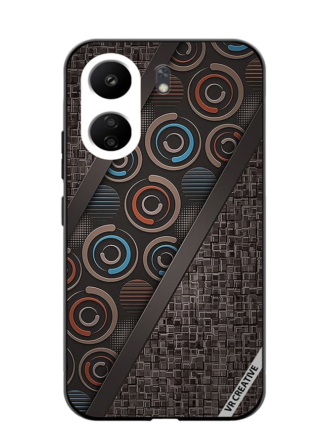 VR CREATIVE Protective Case Cover For Xiaomi Redmi 13C Abstract Design Multicolour - Image 1