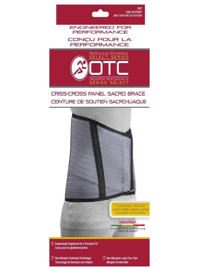 OTC Sacro Brace, 10-Inch Back, Criss-Cross Support, Select Series - Image 5