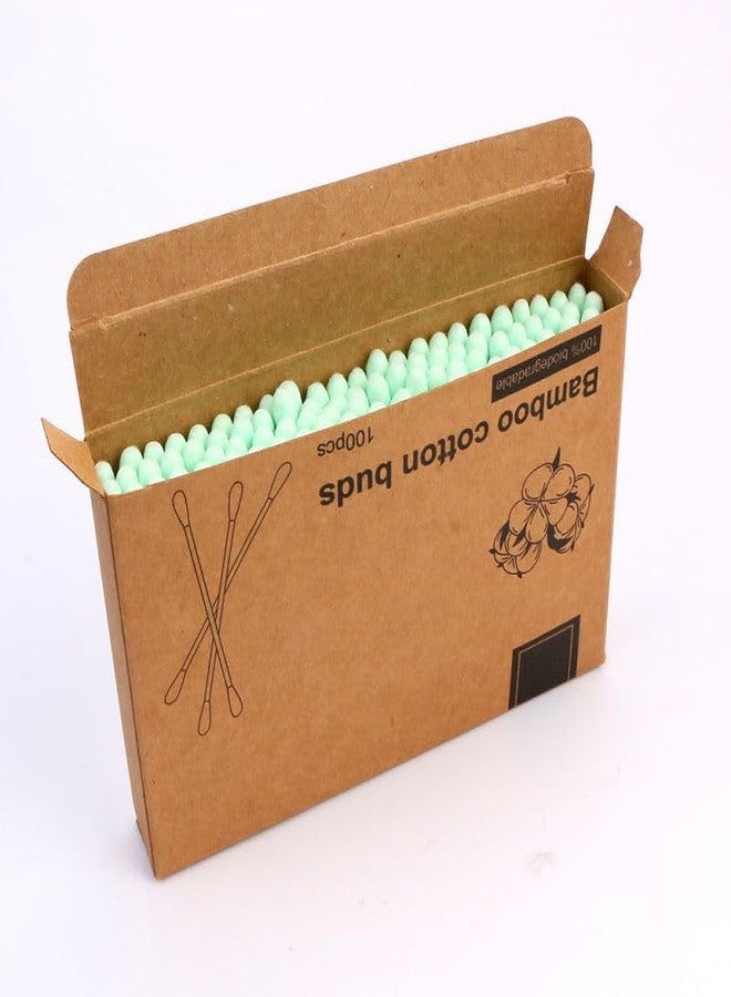 Generic COTTON SWABS bamboo cotton swabs (green) - Image 4