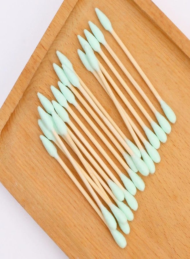Generic COTTON SWABS bamboo cotton swabs (green) - Image 2