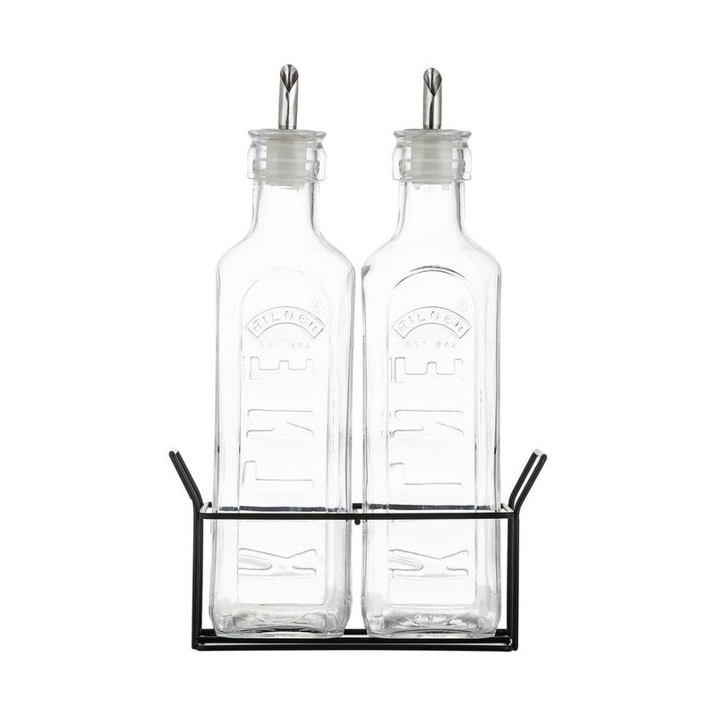 Kilner Premium 600ml Airtight Glass Oil Infusion Jar Set of 2 for Infused Oils, Dressings, Sauces | Dishwasher Safe, Reusable BPA Free Kitchen Container - Image 5