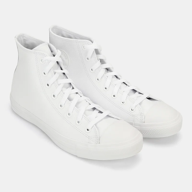 CONVERSE White Chuck Taylor All Star Leather Mono Unisex Shoe  | Best Price UAE