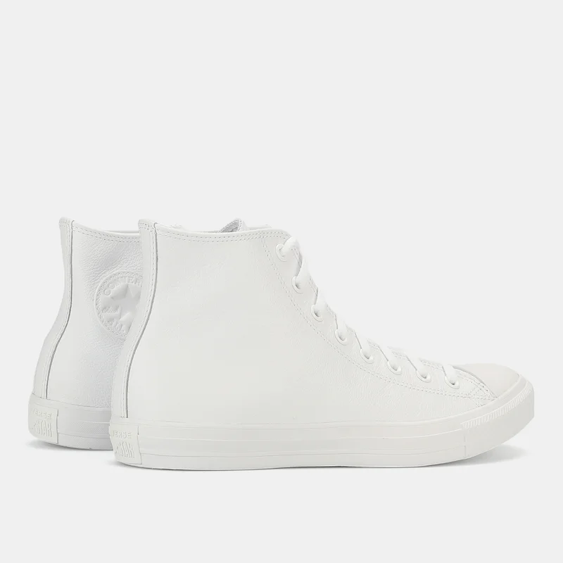 CONVERSE White Chuck Taylor All Star Leather Mono Unisex Shoe  | Best Price UAE
