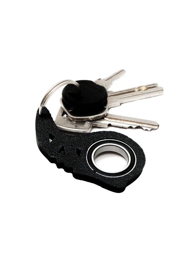 Rotating Spinner Keychain very cool Key Spinner  – Fun Stress Relief Toy with Metal Bearing, Durable Plastic Body, and Metal Key Ring Shape 6 - Image 3