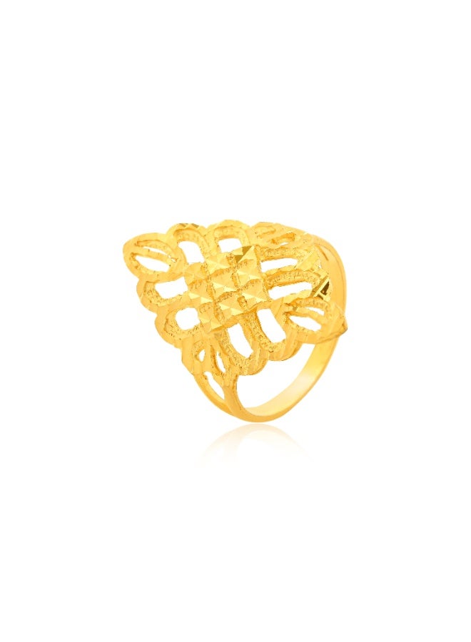 BAFLEH JEWELLERY Elegant 21K Gold Ring for Timeless Sophistication  - Image 1