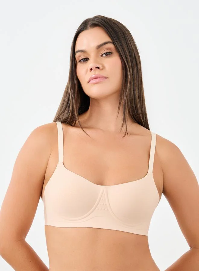 ستايلي مجموعة من 2 - صدرية بكب مُبطن