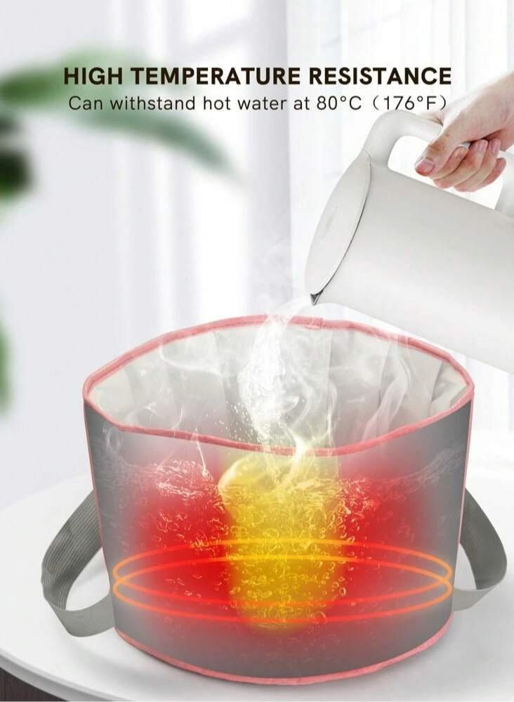 Collapsible Foot Soaking Tub Bag Included - Image 5