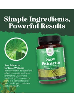 Natures Craft Saw Palmetto, 500 mg, 100 Capsules  - Image 4