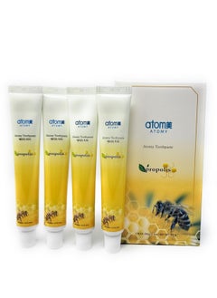Atomy Propolis Toothpaste Oral Care Green Tea Extract 1set (50 Grams X 4 Tubes)