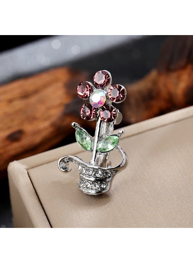 Mark Fairwhale New High-end Niche Flowerpot Brooch 