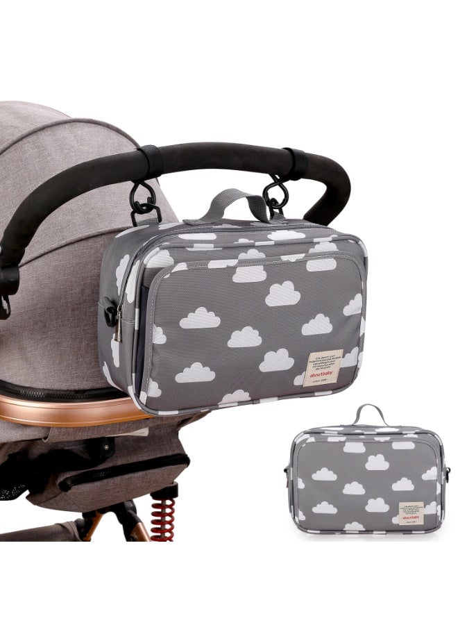 ABOUTBABY Baby Diaper Bag Tote with Changing Pad & Pacifier Case, Multi-Function Diaper Tote Bag for Women with Adjustable Strap for Traveling, and Outdoors - Image 1