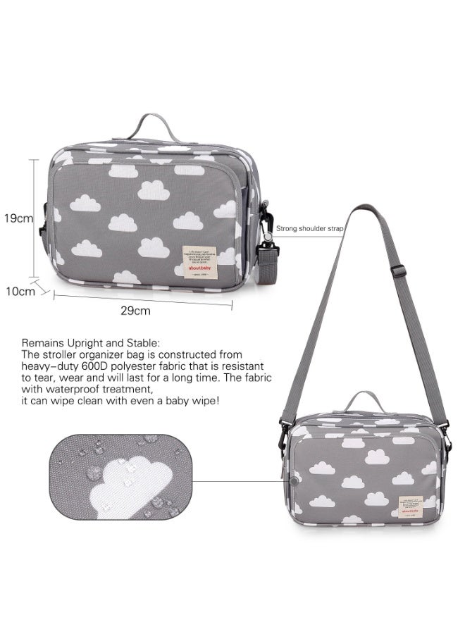 ABOUTBABY Baby Diaper Bag Tote with Changing Pad & Pacifier Case, Multi-Function Diaper Tote Bag for Women with Adjustable Strap for Traveling, and Outdoors - Image 5