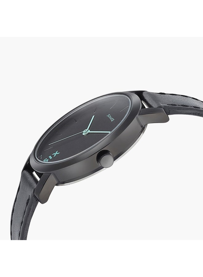 Sonata Black Analog Leather Strap Watch for Women - Image 4