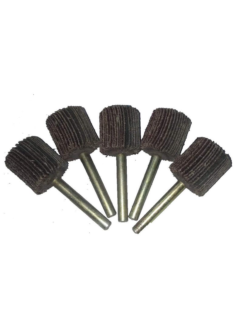 Index INDEX EMERY FLAP MOUNTED WHEEL 25 X 25 X 6 MM SPINDLE MEDIUM GRIT 5 NO  - Image 2