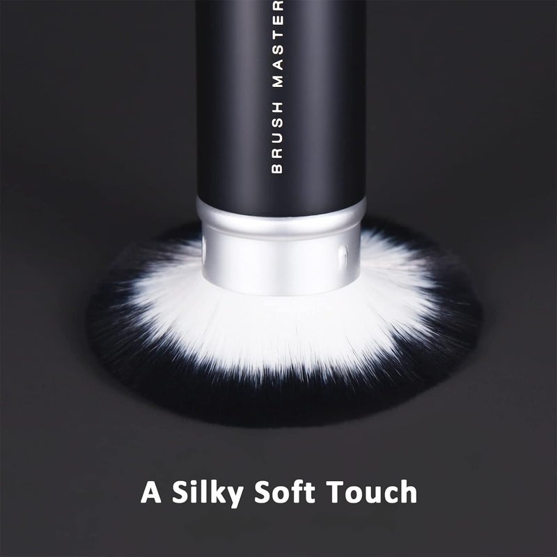 Brush Master Retractable Kabuki Makeup Brush for Blush, Bronzer, Foundation, Powder, Travel Face Cosmetic Brush - Image 3