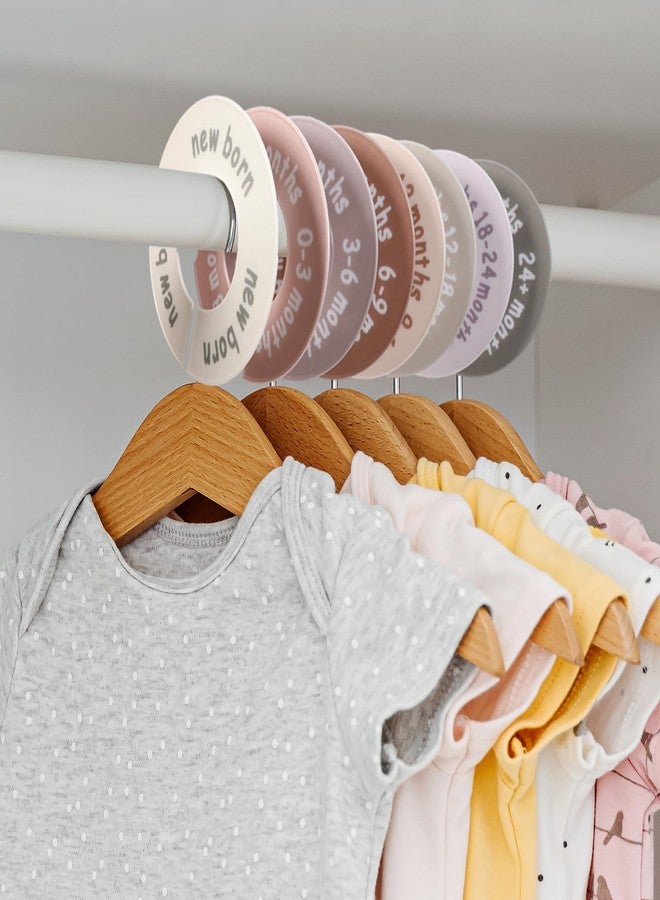 WLLHYF Baby Closet Dividers for Clothes Unisex Nursery Organizer Decor Clear Labels for Easy Sorting Fits Most Rods - Image 4