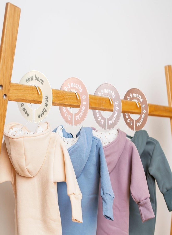 WLLHYF Baby Closet Dividers for Clothes Unisex Nursery Organizer Decor Clear Labels for Easy Sorting Fits Most Rods - Image 5