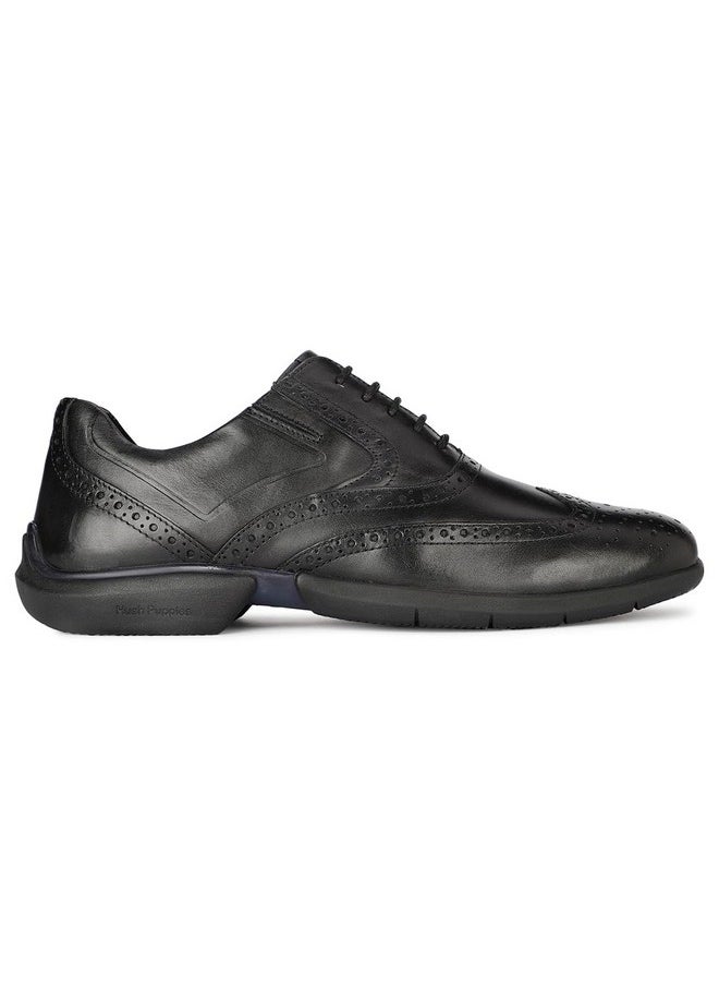 هاش بابيز - حذاء Hush Puppies رجالي برباط من Savile Row Oxford باللون الأسود - Image 1