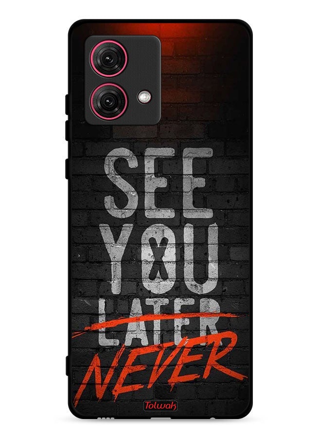 Tolwak Motorola Moto G84 5G Protective Case Cover See You Never - Image 1