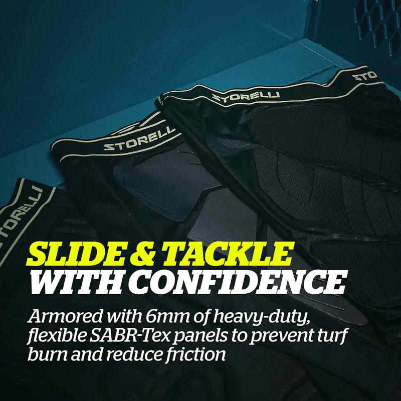 Storelli BodyShield Unisex Turf Burn Sliders, Premium Turf Burn Protection, Sweat-Wicking, UV-Resistant Athletic Undershorts - Image 2