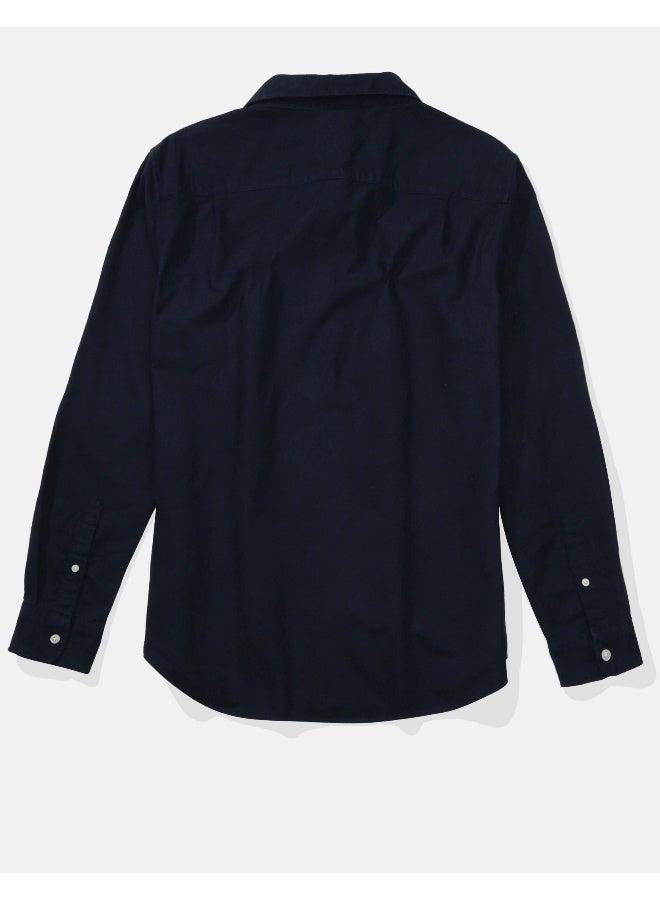 امريكان ايجل قميص بأزرار سفلية وتفاصيل جيوب - Image 2