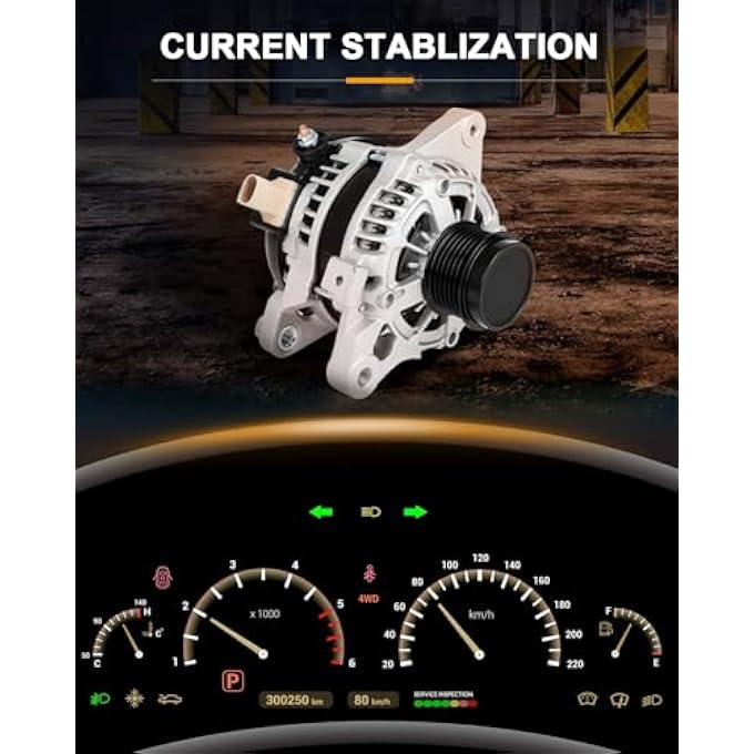 ROADFAR Alternator Compatible for for Toyota for Corolla 2014-2019, Replace 11776 - Image 3