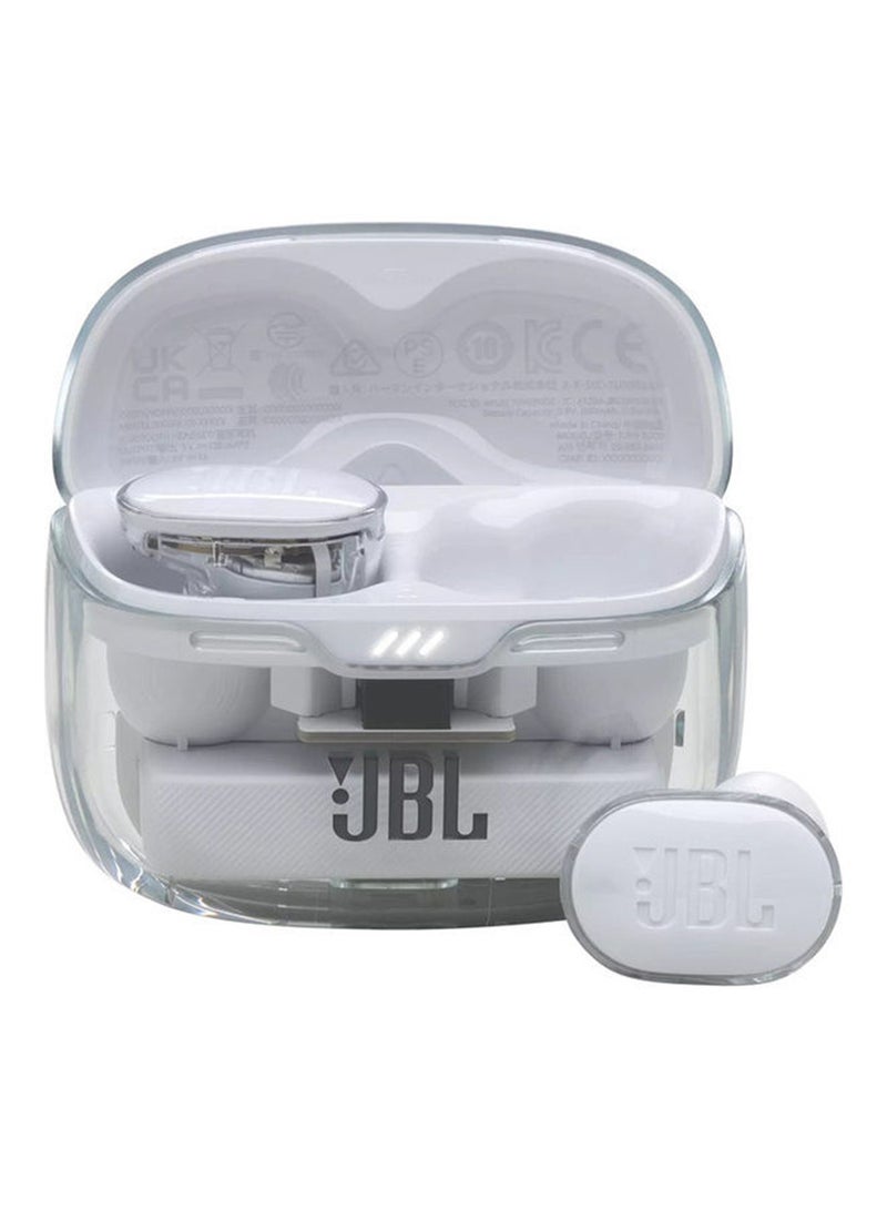 JBL Tune Buds True Wireless Noise Cancelling Earbuds Pure Bass Sound Bluetooth 5.3 Le Audio Active Ghost White - Image 1