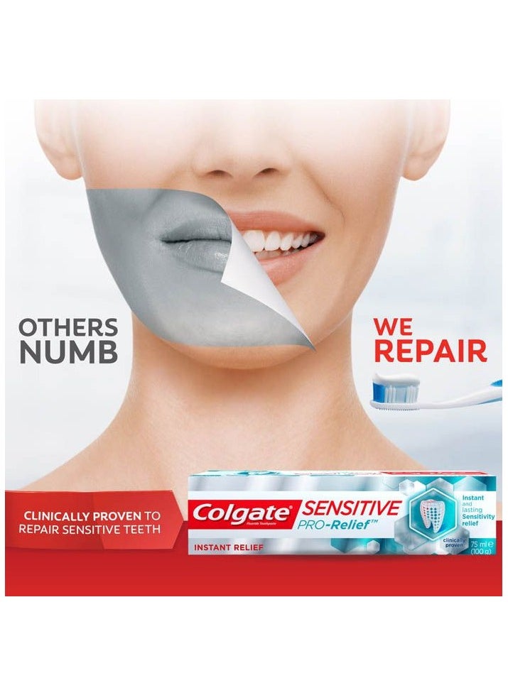 Colgate - Colgate Sensitive Pro-Relief Toothpaste | Instant Sensitivity Relief | 75ml - Image 1