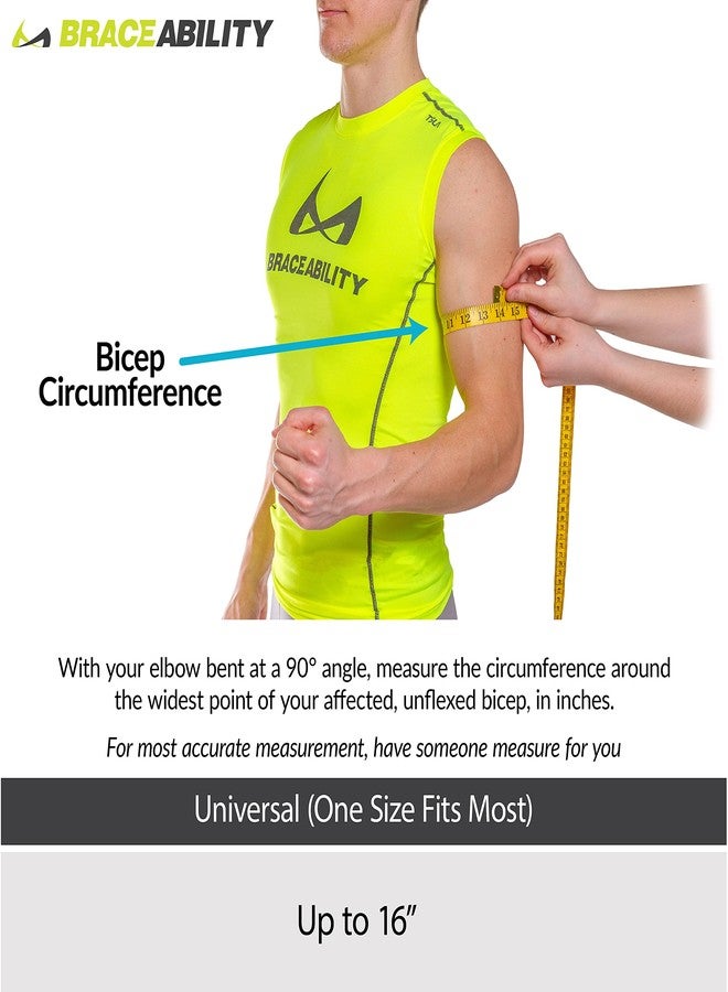 BraceAbility Cubital Tunnel Syndrome Brace - Ulnar Nerve Padded Elbow Splint for Sleeping and Daytime Support for Radial Neuropathy and Nerve Entrapment Treatment Pain-Relief and Recovery (Universal) - Image 2