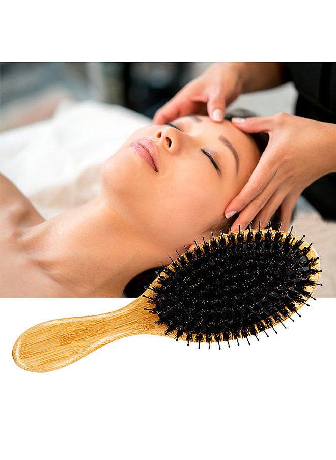 Generic - Wooden Hair Comb Massage Brush Nylon Hair Brush Airbag Massage Comb Anti-static Hair Brushes Scalp Massage Comb Hair Styling Tool - Image 1